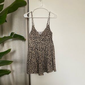 Cheetah romper